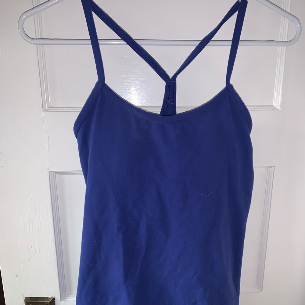 Blue Lululemon Tank